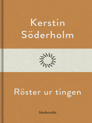 cover image of Röster ur tingen